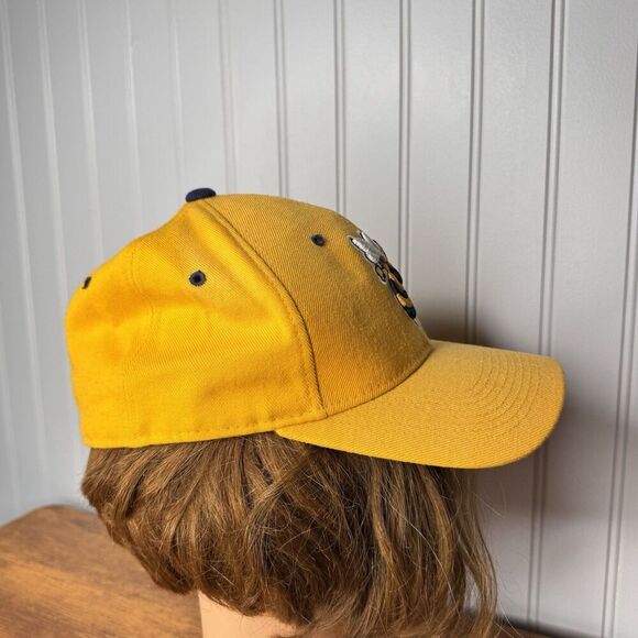 Vintage 90s Zephyr Zfit Georgia Tech Yellow Jackets Buzz Hat Cap Size 7 - Picture 5 of 9